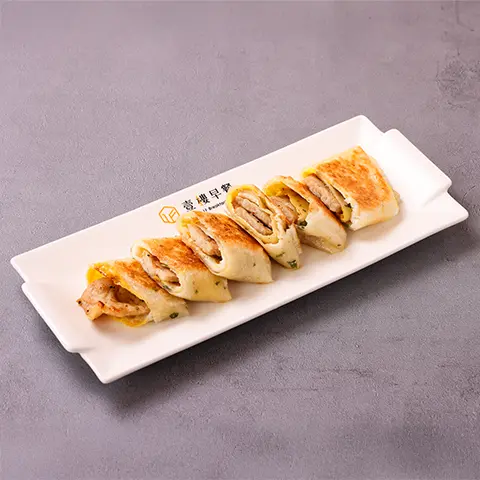 里肌豬排蛋餅